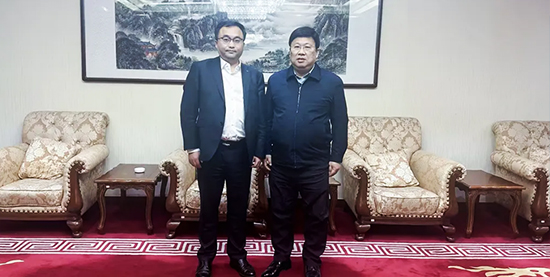 Chairman of QUICK LASER visits Mr.Wu Meng, Minister of International Department of China Council for the Promotion of International Trade!
